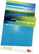 cover of the SNCF/Corail train timetables for the Auvergne region